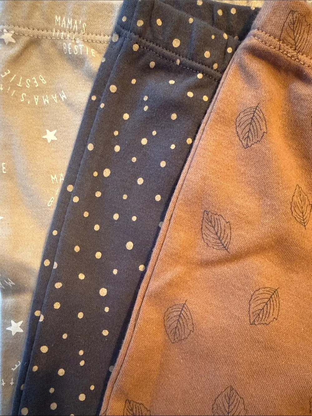 NWT: 3 Brown and Navy Baby Matching Sets